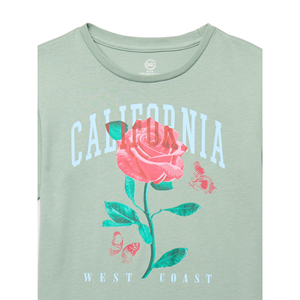 White <b>Bow</b> Print Cute Girls Polyester T-Shirt Short Sleeve Knitted Summer Tee Casual O Neck Pullover High Quality Breathable - Product Image 6