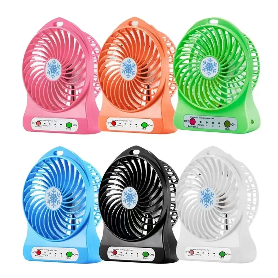 Battery Charging Cooling Usb Portable Electric Hand Rechargeable Mini Fans
