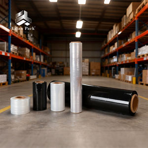 Film étirable de haute qualité Yalanpack, fabriqué à partir de LLDPE industriel transparent, souple et résistant à l'humidité. - Product Image 1