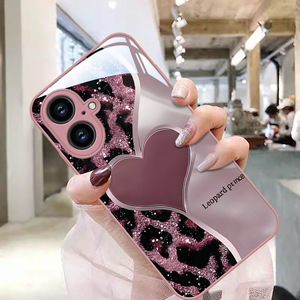 PH014 leopardo amore per <span class=keywords><strong>iPhone</strong></span> 16 custodia per telefono per <span class=keywords><strong>iPhone</strong></span> 15/14/13/12/11/XR/6S/7/8 Cover protettiva in vetro - Product Image 3