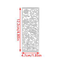 AAGU nuovo taglio metallo muore stampo Scrapbooking taglio Die carta invito rettangolo fiore cornice artigianale carta taglio muore