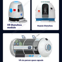 Équipement de réalité virtuelle 9D à grande échelle pour simulateur de vol aérospatial en capsule spatiale, pour l'éducation