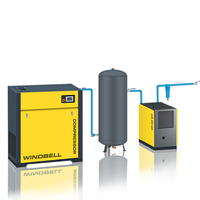 Compresseur d'air à vis 20kw 22kw 37kw Mexique Compresseur d'air à aimants permanents avec sécheur