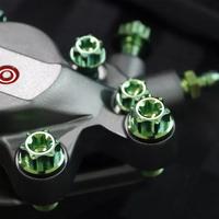 Vis en titane Gr5 anodisé à tête hexagonale Torx à 12 points avec bride M5 M6 M8 M10 M12 M14