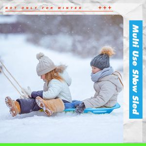 חם נמכר פלסטיק snowboard מזחלת מזחלת 2 אדם מזחלת לילדים ולמזחלות צלחות ספורט חורף - Product Image 5