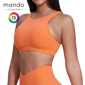 Sujetador deportivo Sexy de alta calidad para mujer, Sujetador deportivo de secado rápido para entrenamiento, gimnasio, Fitness, Top cruzado en la espalda, Yoga, venta al por mayor para mujer - Product Image 4