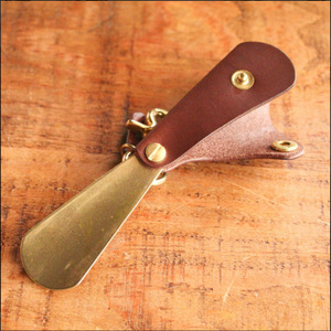 Cuchillo para zapatos de cuero estilo japonés hecho a medida; un cuchillo para zapatos retro imprescindible para los que no quieren ponerse los zapatos; llavero con cuchillo para zapatos portátil. - Product Image 3