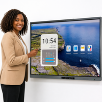 Tableau blanc interactif EIBOARD OEM 65 75 86 98 pouces, tableau intelligent, écran tactile numérique LED LCD 4K, salle de classe