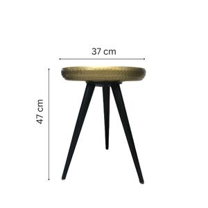 Table d'appoint robuste en métal de conception simple polyvalente pour chambre à coucher salon bureau disponible différentes tailles-pour meubles de salon - Product Image 2