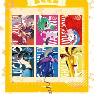 Cartes de jeu de table familiales DW, motif anime dessiné à la main, <span class=keywords><strong>en</strong></span> PVC, impression couleur, coffret cadeau - Product Image 1