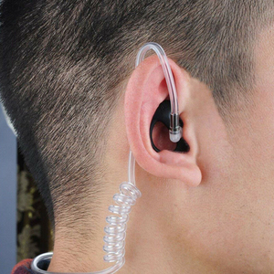 Moldes de oreja suaves EAL-08 para auriculares de radio, repuesto para kits de audio con tubo de bobina acústica, accesorio para auriculares - Product Image 5