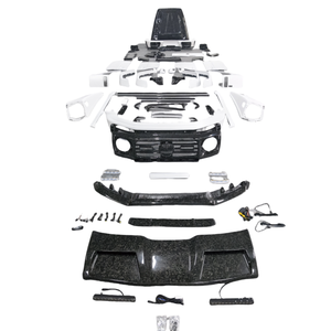Per <span class=keywords><strong>Mercedes</strong></span> Benz <span class=keywords><strong>classe</strong></span> G W464 Kit carrozzeria 2018-2022 in fibra di carbonio MSY <span class=keywords><strong>paraurti</strong></span> per G350 G400 G500 G63 aggiornamento carrozzeria Auto - Product Image 4