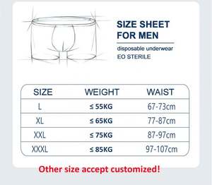 Boxers pour hommes jetables, respirants, taille mi-haute, unis, avec effet rehausseur de fesses pour slips rembourrés - Product Image 5