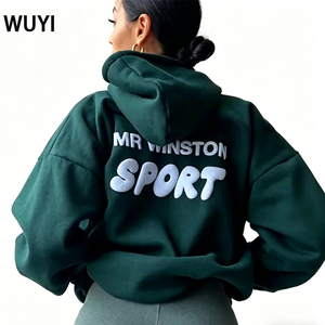 OEM Manufacturer Custom 3D Puff Printing Hoodie Oversized Heavy Cotton Embossed Logo Unisex Streetwear Pullover Hoodie - Product Image 1