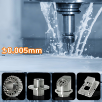 Servicio de Mecanizado CNC Personalizado de Fábrica, Piezas Metálicas de Acero Inoxidable, OEM ODM, Torneado y Fresado CNC de Precisión, Tolerancia de 0.01-0.05 mm