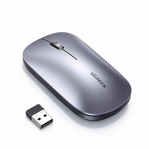 Ratón Inalámbrico Recargable UGREEN M726 StarFlash Bluetooth de Modo Dual, Delgado, Portátil, Silencioso, con 4 DPI Ajustables para Laptop y Escritorio - Product Image 1