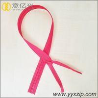 YYX vente en gros usine coloré réversible fermeture éclair invisible dents cachées 3 # fermeture éclair pour robe