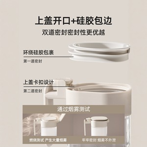 Spice Jar Glass Airtight Moisture Proof With Lid And Spoon For Kitchen Storage - Product Image 5