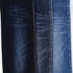 Chất Lượng Cao 11Oz 73% Cotton 25% Polyester 2% Spandex Với <span class=keywords><strong>Slub</strong></span> Stretch Denim Vải - Product Image 4