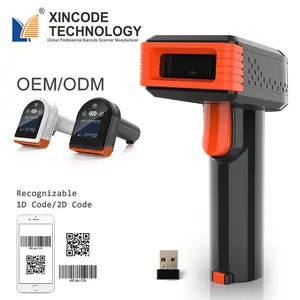 Xincode складской сканер штрих-кодов беспроводной USB 1D 2D считыватель Qr-кода считыватель штрих-кодов с экраном