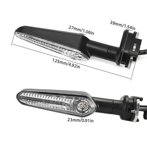 Luz Intermitente LED Ámbar para Motocicleta, Lámpara Direccional para Accesorios <span class=keywords><strong>YAMAHA</strong></span> MT09 R1 <span class=keywords><strong>R6</strong></span> R125 R3 R25 R15 R7 - Product Image 4