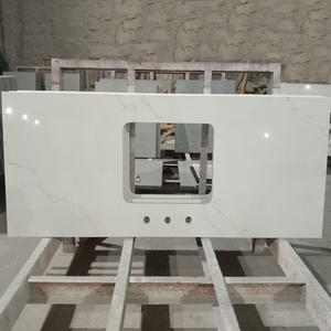 Gabinete de Baño Moderno con Lavabo de Cuarzo Goldtop 5015 ODM/OEM, con 5 Años de Garantía, Gran Losa de Piedra Artificial para Hoteles - Product Image 3