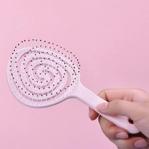 Cepillo Desenredante Ventilado al por Mayor para Cabello Húmedo y Seco, con Púas de PP, ABS, Nylon y Cerdas de Jabalí, Masaje Capilar, Logotipo Personalizado, OEM, ODM, Venta a Granel - Product Image 3