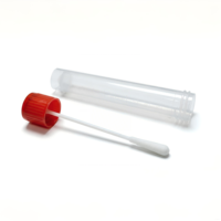 Tube de prélèvement stérile avec solution de bactériophoreses de Pétrole (BPW) 10 mL pour la surveillance des surfaces en contact avec les aliments