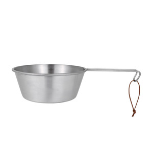 Olla Snowball de Acero Inoxidable 304, Olla Sizzler de 2L, Portátil, de Doble Uso, para Acampar al Aire Libre, Diseño Minimalista - Product Image 2