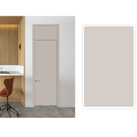 Fabricant professionnel de portes en bois de style minimaliste, design en bois massif, portes intérieures anti-déformation, panneaux de porte en bois