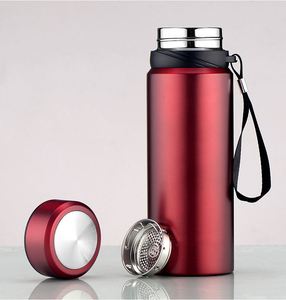 Wholesale Large-Capacity Portable Travel Stainless <b>Steel</b> Vacuum Flask With Rope 1000Ml Car Thermal Cup Outdoor Sports <b>Bottle</b> - Product Image 3