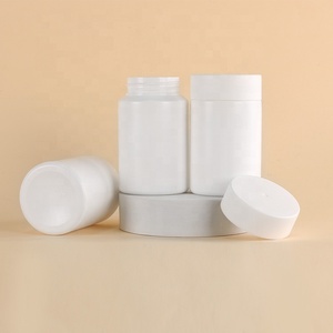 White Jar Customized Capsule <b>Bottle</b> Pharmaceutical Packaging HDPE Plastic Capsule For Health Products <b>Pill</b> Can With Screw Cap - Product Image 2