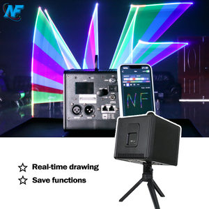 NewFeel <span class=keywords><strong>Lasercube</strong></span> 3W 5W APP alimenté par batterie 3D Programmable RGB Animation lumière Laser pour Dj Disco fête mariage - Product Image 2