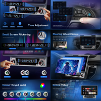 Autoradio Android Podofo Slim 10,1 pouces avec écran rotatif Incell, 4+64 Go, CarPlay/Android Auto sans fil, double bouton pour voitures universelles