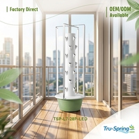 Nouvelle conception modulaire, montage facile, tour hydroponique verticale à 9 étages, éclairage LED pour culture, pompe, système d'irrigation pour jardin domestique et serre