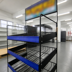 Exhibidor Metálico Personalizado para Supermercado, Estante de Exhibición de 5 Niveles para Tienda Minorista con Tira para Etiquetas de Precio para Tabaco y Cigarrillos - Product Image 5