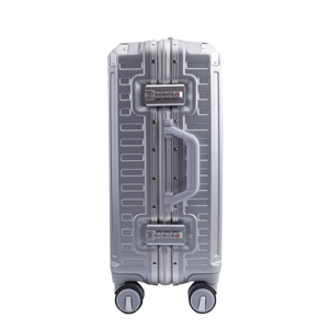 2024 Novo quadro de alumínio frente laptop bolso mala cabine tamanho 20 24 28 polegada saco do trole lado duro carry on bagagem de alumínio - Product Image 4