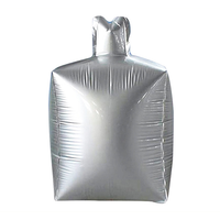 Emballage intérieur de conteneur en vrac Fibc Jumbo étanche à l'humidité avec logo personnalisé taille de sac de doublure en feuille d'aluminium pour stockage de tonne de liquide