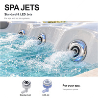 Jets d'eau pour spa, accessoires de bain, jets à bulles, jets de massage pour bain à remous, kit de remplacement pour baignoires et spas