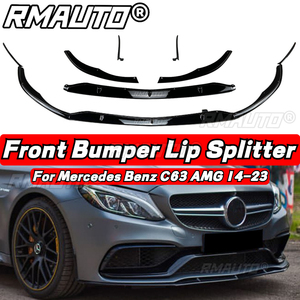 ชุดแต่งคาร์บอนไฟเบอร์ C63 AMG รุ่น Front Lip Edition 1 สไตล์ Bumper Splitter Spoiler Diffuser สำหรับ Mercedes Benz C63 AMG ปี 2014-2023 - Product Image 1