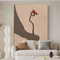 Décoration murale personnalisée, art original moderne, peinture à l'huile sur toile faite à la main avec cadre, haute qualité, taille personnalisée, JZ Arts