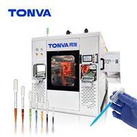 Machine de soufflage électrique pour pipettes Pasteur transparentes en LDPE de 1 ml, 2 ml, 3 ml, 5 ml, 10 ml