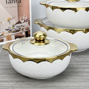 Peralatan Dapur Produk Barang Perlengkapan Grosir Peralatan Masak Anti Lengket Set Peralatan Makan Set Panci Sup Keramik Set Panci Masak Casserole - Product Image 6