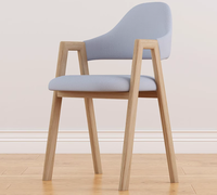 Chaise de salle à manger moderne et confortable pour restaurant et café, chaise simple en forme de A, en fer, bois massif et cuir, mobilier commercial