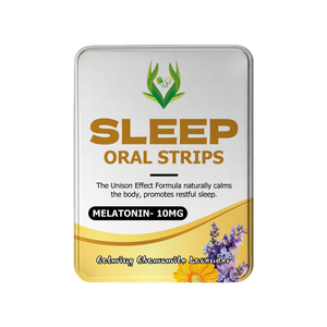 Bandes buccales de mélatonine 10 mg pour le sommeil, très vendues, favorisent la relaxation, réduisent l'insomnie, améliorent la qualité du sommeil - Product Image 1