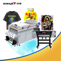 Imprimante A3 Xp600 Uv Impresora 60Cm Tête Double Film De Poudre Avec Textil Pour A4 T-shirt Transfert De Chaleur Numérique Dtf Machine D'impression