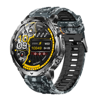 Montre connectée sportive GPS AK102, tracker d'activité, moniteur de fréquence cardiaque, écran HD 1,7 pouces, étanche IP68, appels Bluetooth, pour hommes, activités de plein air