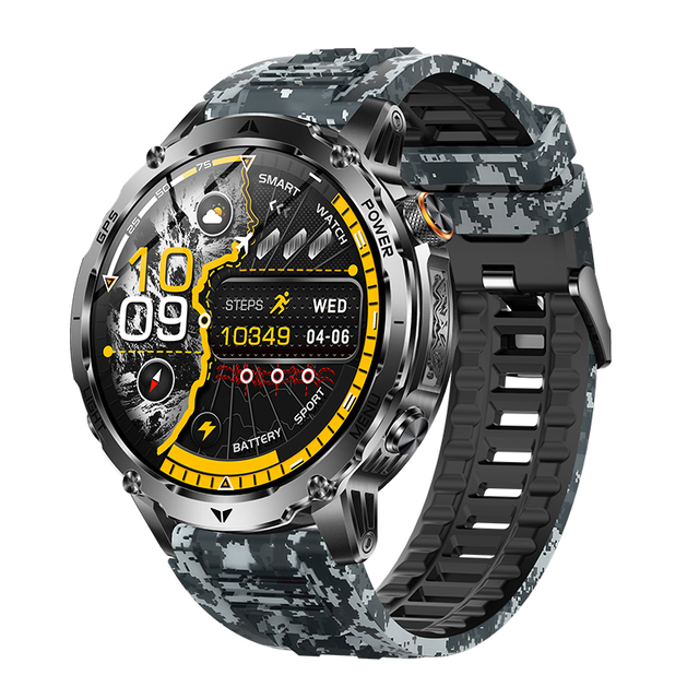 Direct Factory AK102 GPS Sport Smart Watch Fitness Tracker Heart Rate Monitor 1.7" HD IP68 Waterproof BT Call for Men Outdoor
