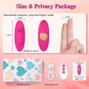 Adult Rose-themed Mini Butterfly <strong>Vibrator</strong> 9 Vibration Modes Independent Control APP Remote Medical-grade Silicone Waterproof USB - Product Image 5
