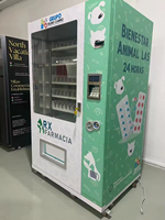 Máquina Expendedora de Alimentos y Bebidas de Gran Capacidad con Función de Refrigeración, Puede Vender Varias Bebidas Frías y Aperitivos
